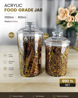 Airtight Acrylic Cookie Jar 00261