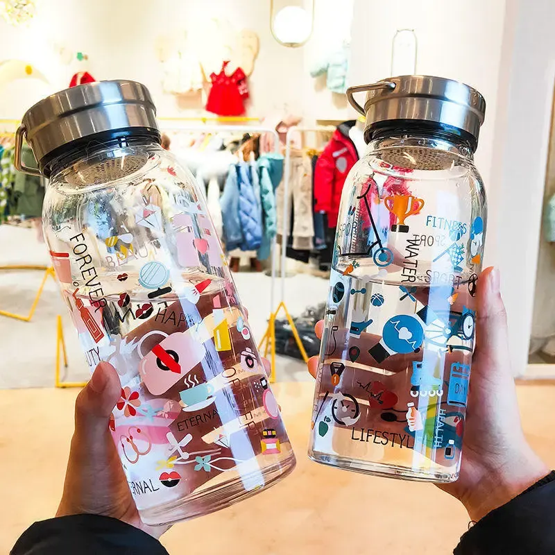 Glass Cup Plus Customized Water Bottle 00284