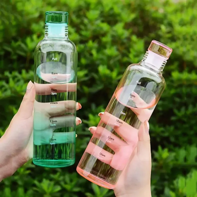 750ml Colouring Time Measurement Water Bottle 00288