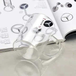 220ml single Borosilicate Glass Coffee Mug 01353