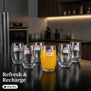 390ml 1pcs crystal Water Glass ES1140 01427