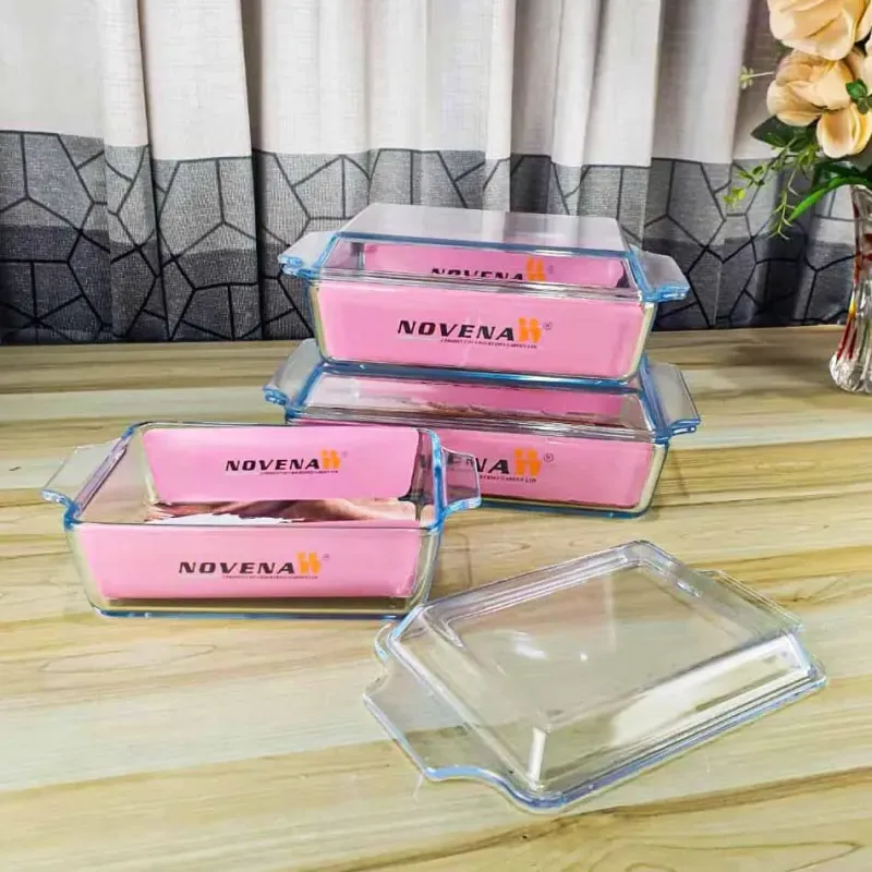 Novena Rectangular Serving dish With Lid 9023 01464
