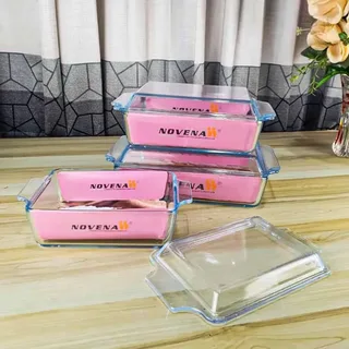 Novena Rectangular Serving dish With Lid 9023 01464