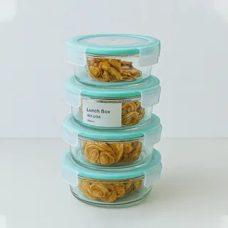 Sky Blue Round Airtight Bati 01477