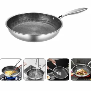 Skb Honeycomb Frypan with Lid 01481