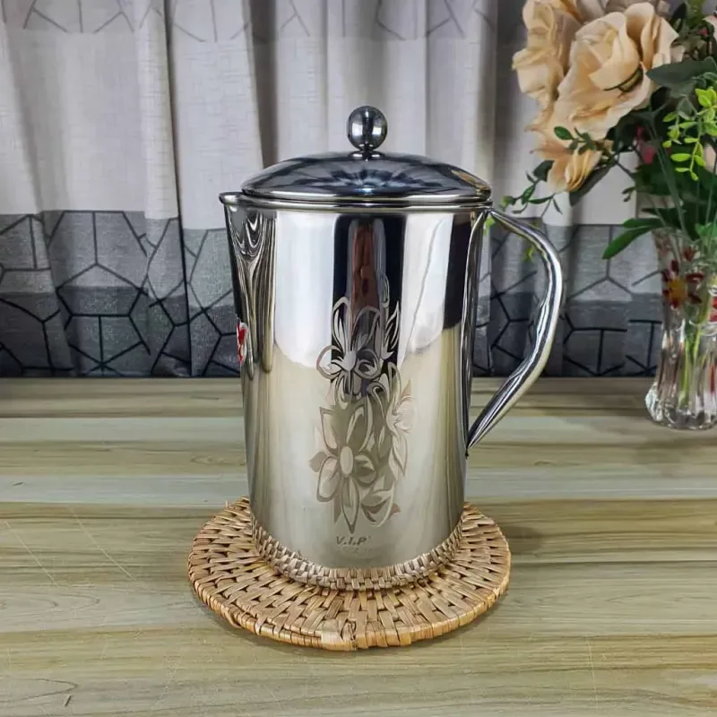 3 Liter Stainless Steel Jug (Lezar-3 Big Flower) 01485