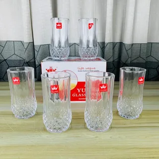 250ml Yujing 6pcs Juice Glass Set 01505