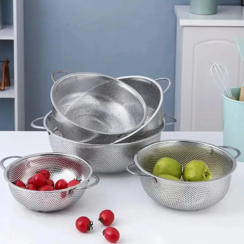 6pcs Stainless Steel Kitchen Basket 01503