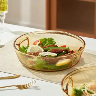 2.1 Liter Golden Round Serving Dish SE 01499