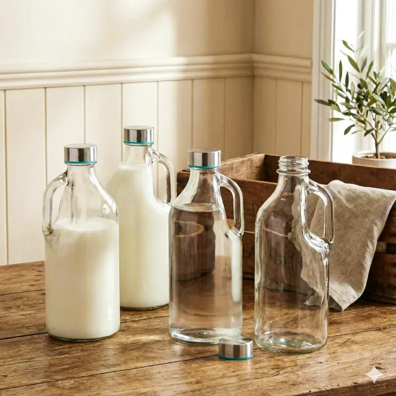 1000ml Glass handle bottle(Plain) 01318