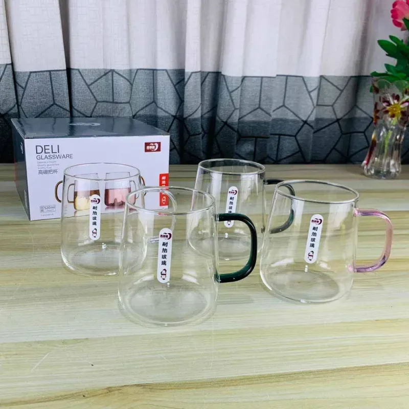 520ml 4pcs Glass Water Mug GPB 27 01517