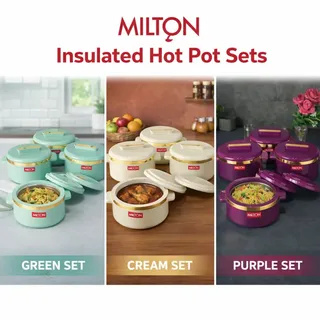 4 Pcs Milton Hot Pot Set (CURVE-4) 00841
