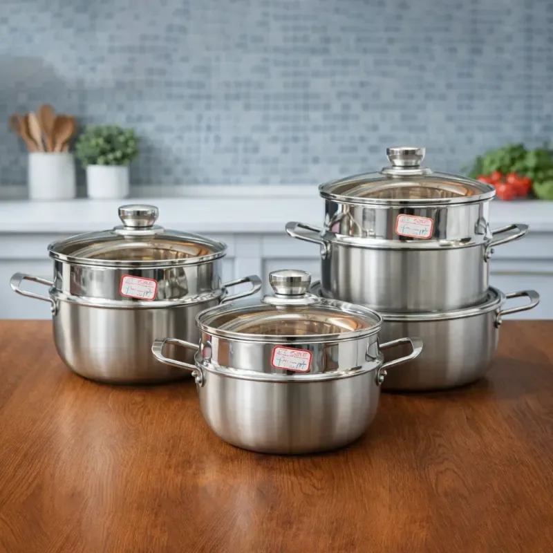 Stainless Steel Steam Glass Lid 00062