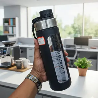 610ml Glass Water Bottle XN3185 01526