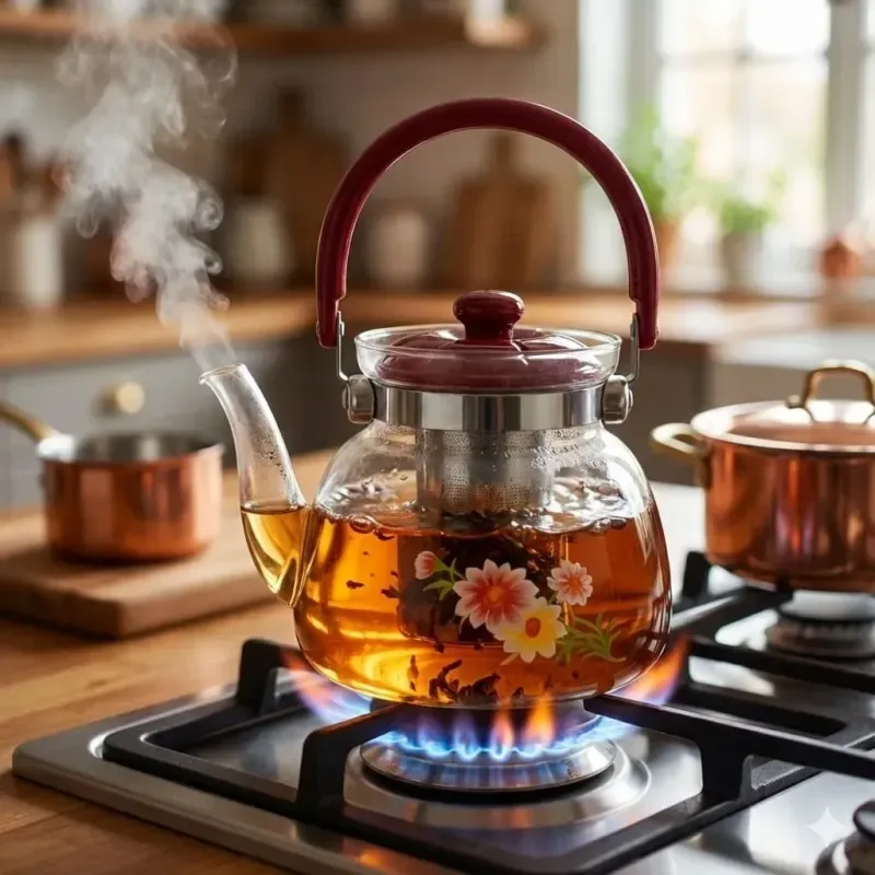 Glass Kettle or P H Teapot 01556