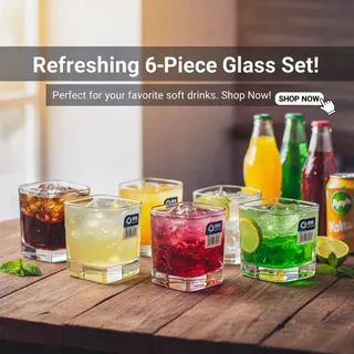 170ml Square Short Glass LXY-4008 01557