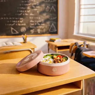 1Pcs Stainless steel Lunch box 00039