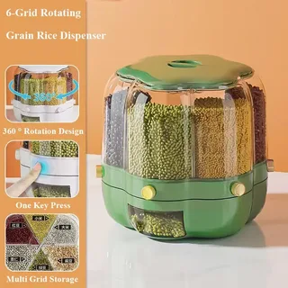 Rotating Rice Barrel 01634