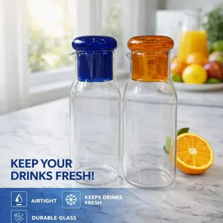 Carafe Bottle with Glass 01639