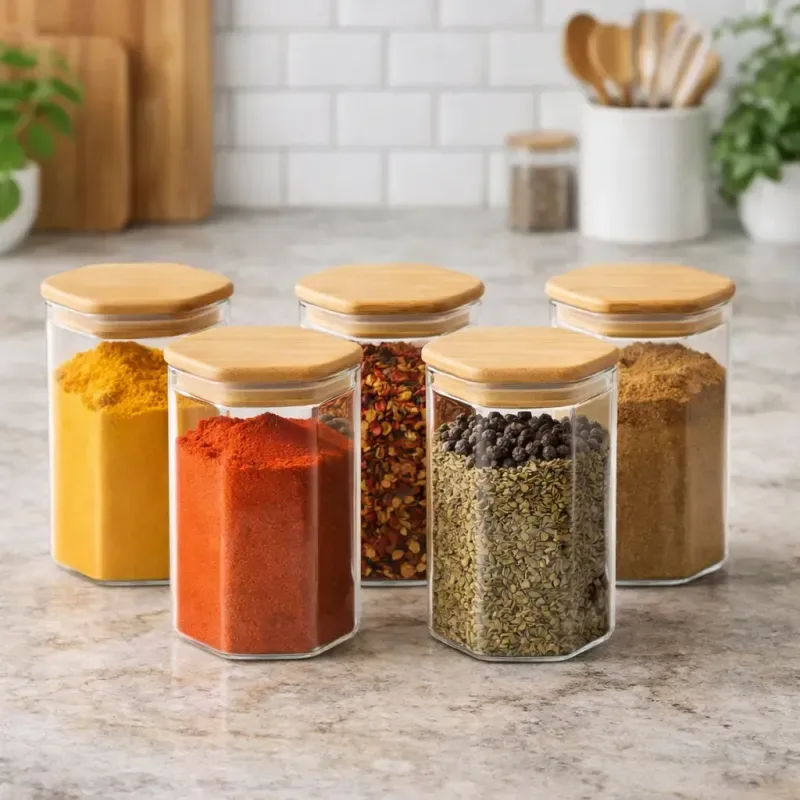 Diamond Cut Airtight Jar Set 01669