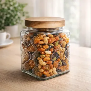 700ml Airtight Glass Food Container Jar 01674