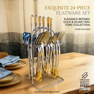 Golden Crown Cutlery Set 01680
