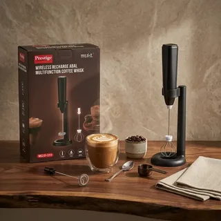 Rechargeable Coffee Mixer with Stand 01693