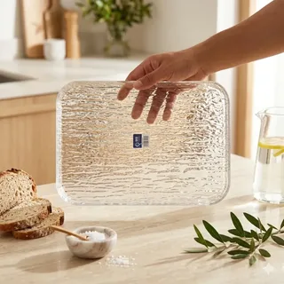 Transparent Glass Serving Tray 00732