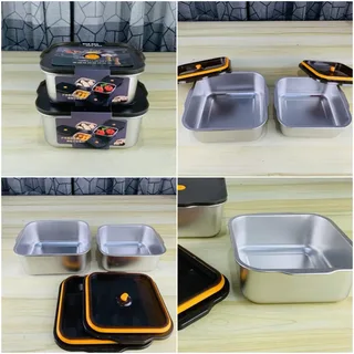SS. Square Food Container Box 01722