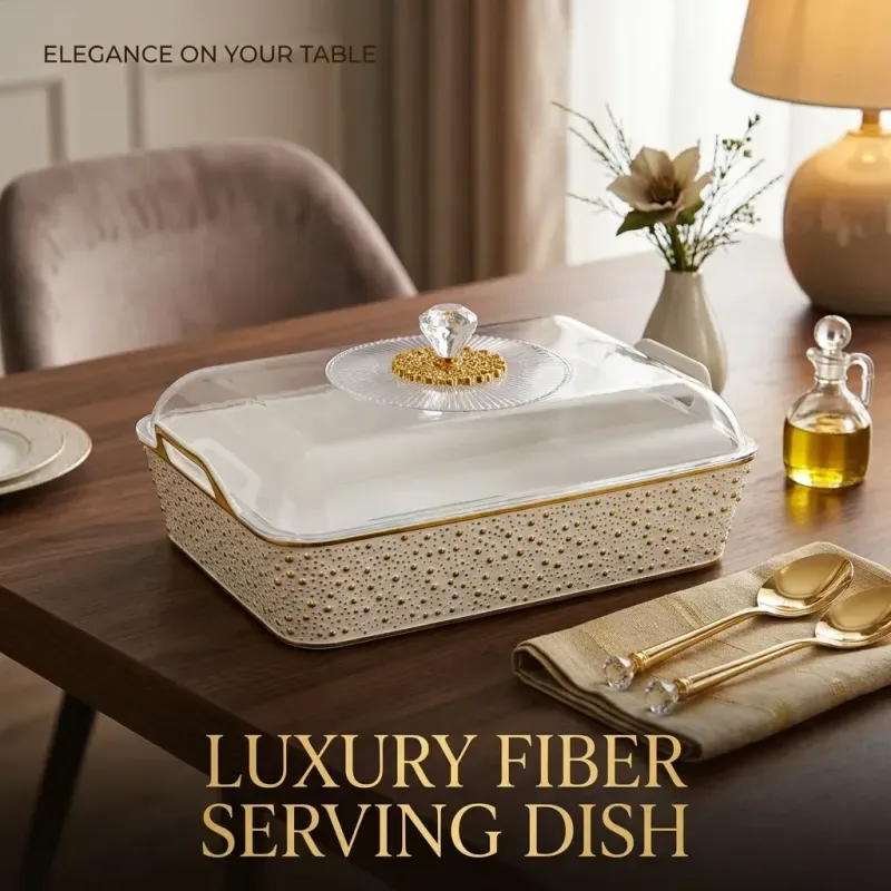 Fiber Serving Dish 01720