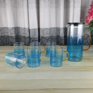 7pcs Blue Jug Set HDV - (ABZ1-1B) 01742