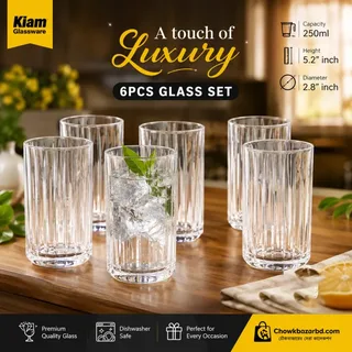 6pcs Water Glass (KIAM K-106) 01777