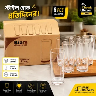 6pcs Water Glass (KIAM K-108) 01778