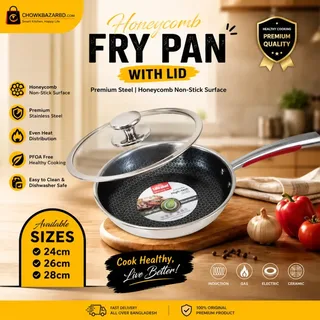 Honeycomb One Handle Frypan 00666
