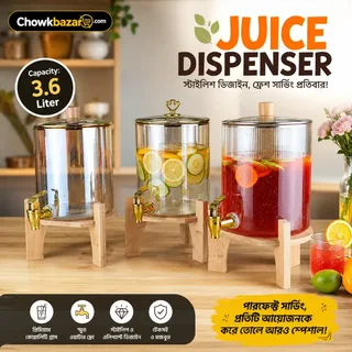3.6 Liter Glass Juice Dispanser 01799