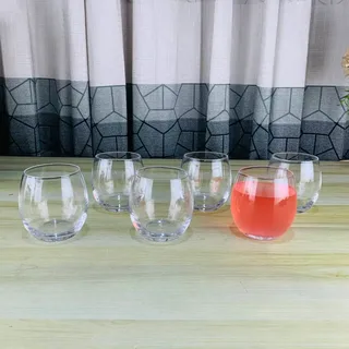 290ml Crystal Round Short Glass Set 01812