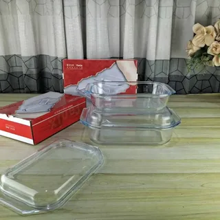 2Pcs Serving Dish With Lid 01820