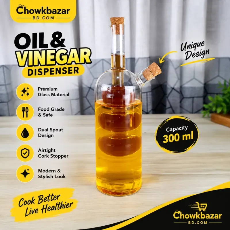 2 in1 Oil & Vinegar Dispenser D1 01839