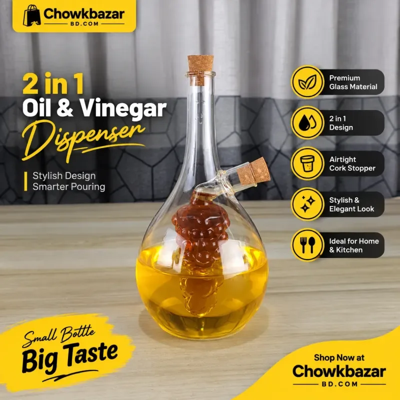 2 in1 Oil & Vinegar Dispenser D2 01839