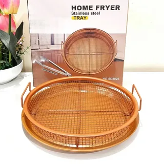 Round Copper Crisper Tray 01861