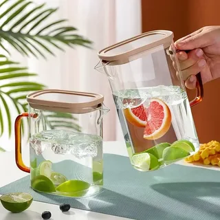 Silicone lid Glass Water Jug GBH125-1 01094