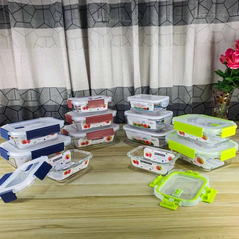 3pcs Rectangular Airtight Bati Set 01344