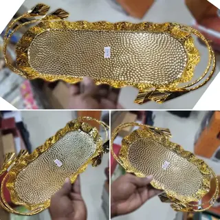 Metal Tray Oval 00599