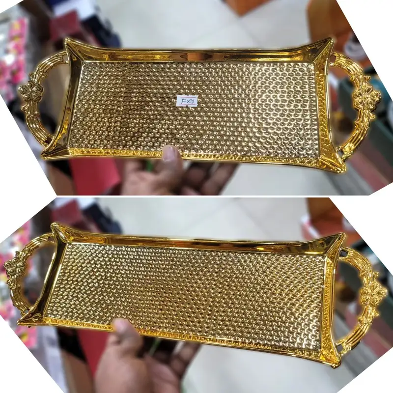 Metal Tray Square Shape 00600