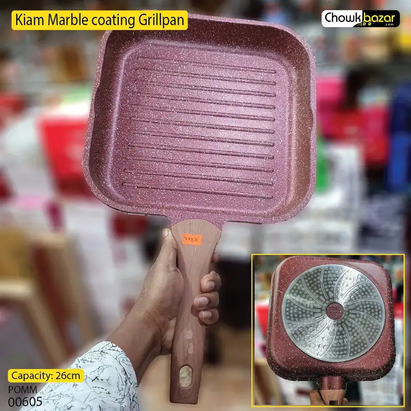 Kiam Marble Coating Grillpan 00605