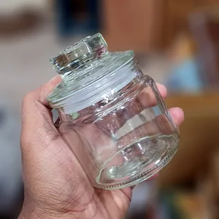 Airtight Glass Jar With Glass Lid 00612