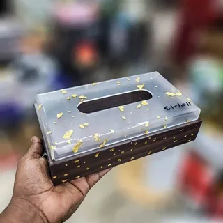 Wooden Tissue Box 01058