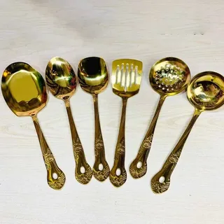 6pcs Golden Spoon 01325