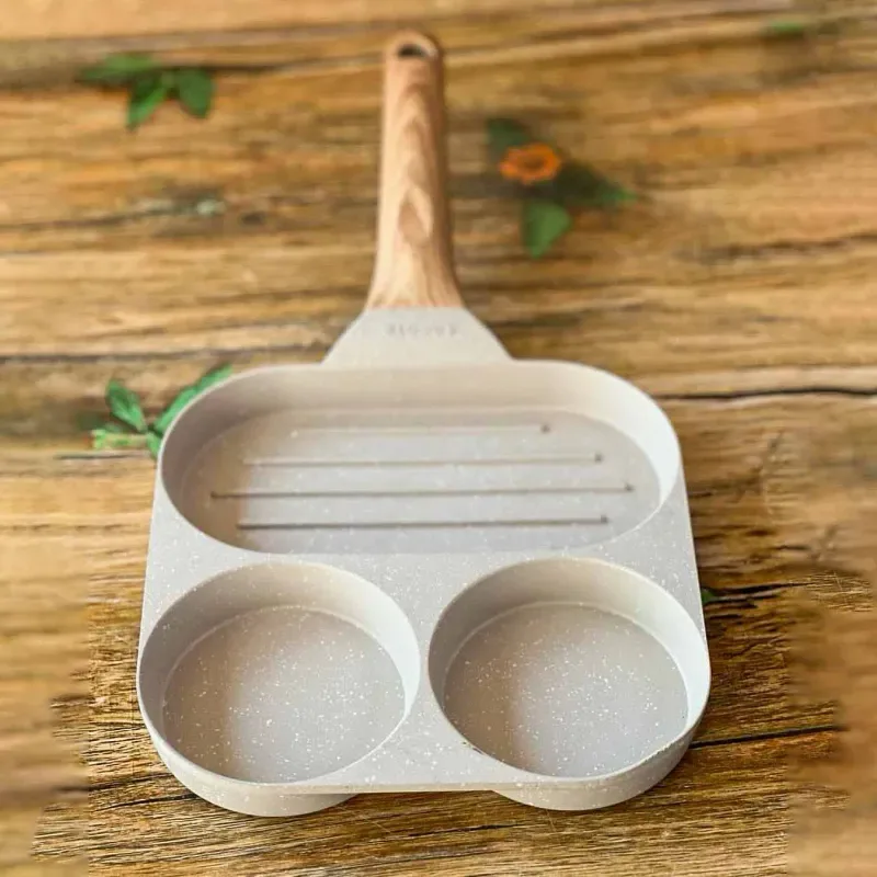 3 in 1 Multifunctional Non-Stick Egg Pan 01324