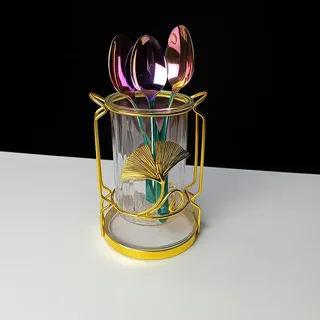 Single Spoon Holder Flower Design 00084